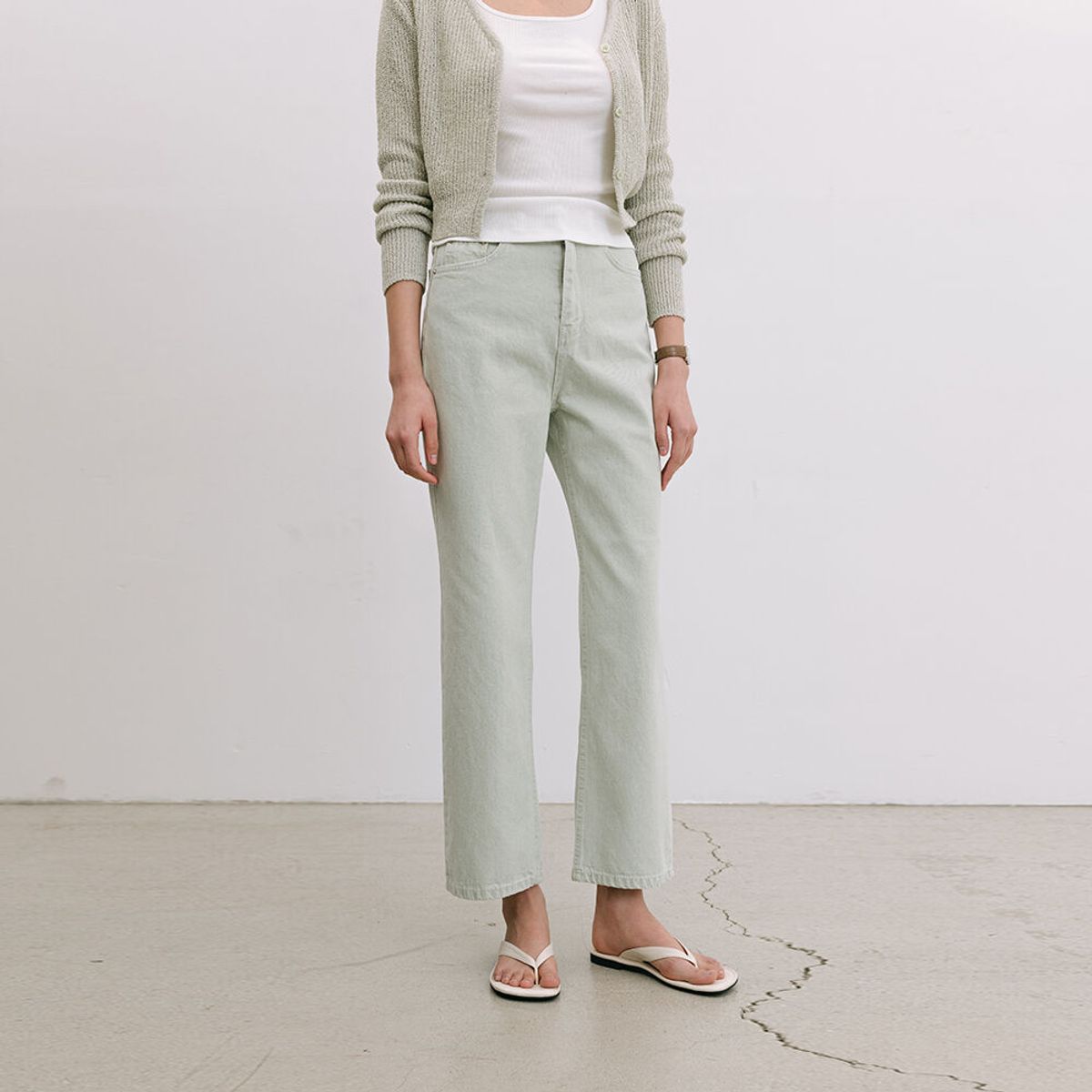 Soft color Cotton pants - Mint - 감도 깊은 취향 셀렉트샵 29CM