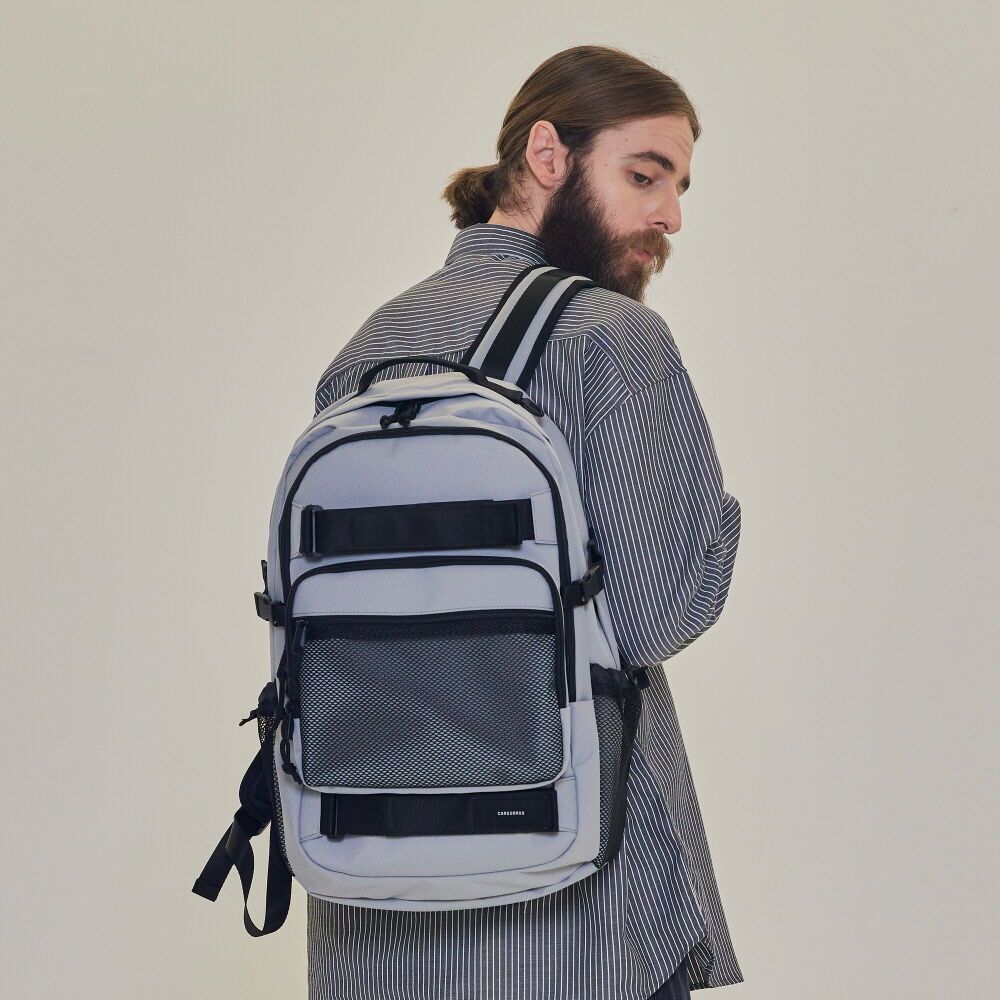 CB DOUBLE STRAP POCKET BACKPACK (GRAY) - 감도 깊은 취향 셀렉트샵 29CM