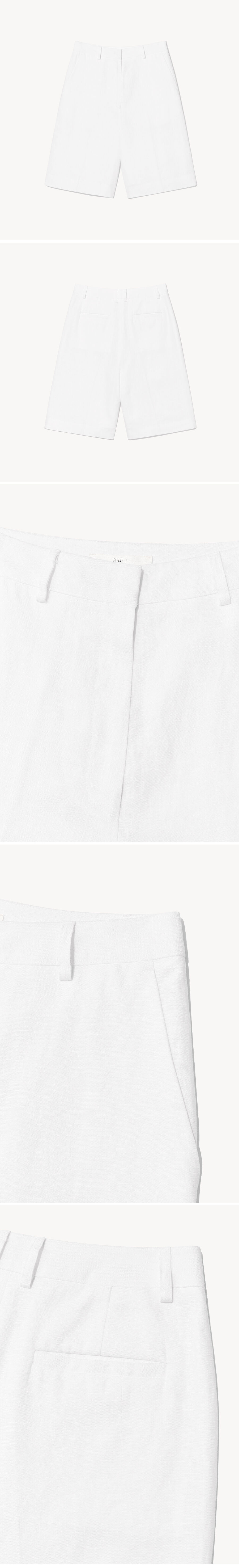 LINEN FABRIC SHORTS_WHITE 감도 깊은 취향 셀렉트샵 29CM