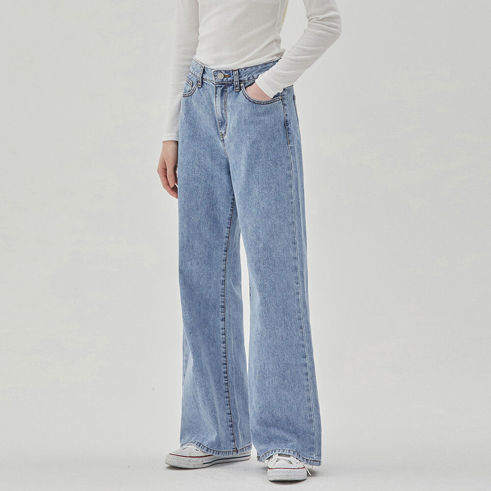 12oz Denim Wide Slacks Pants Indigo | 武蔵小杉のセレクト