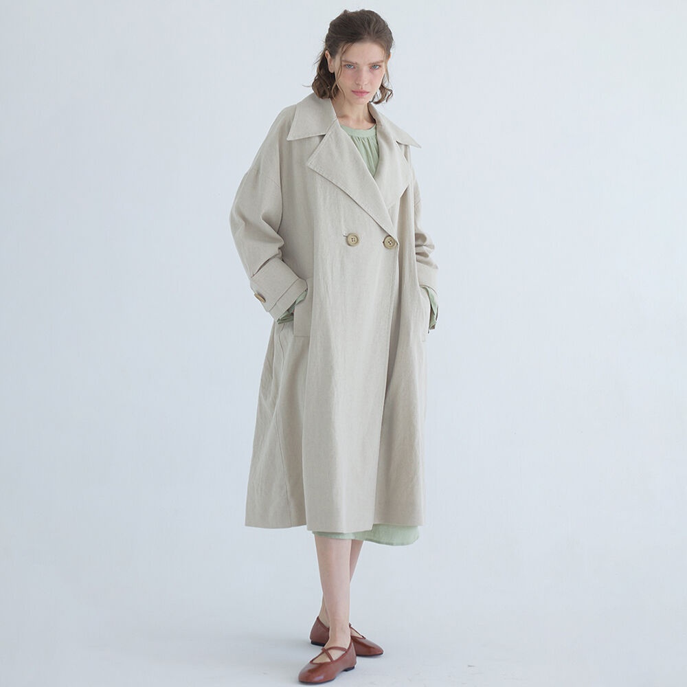 linen over trench coat - 감도 깊은 취향 셀렉트샵 29CM