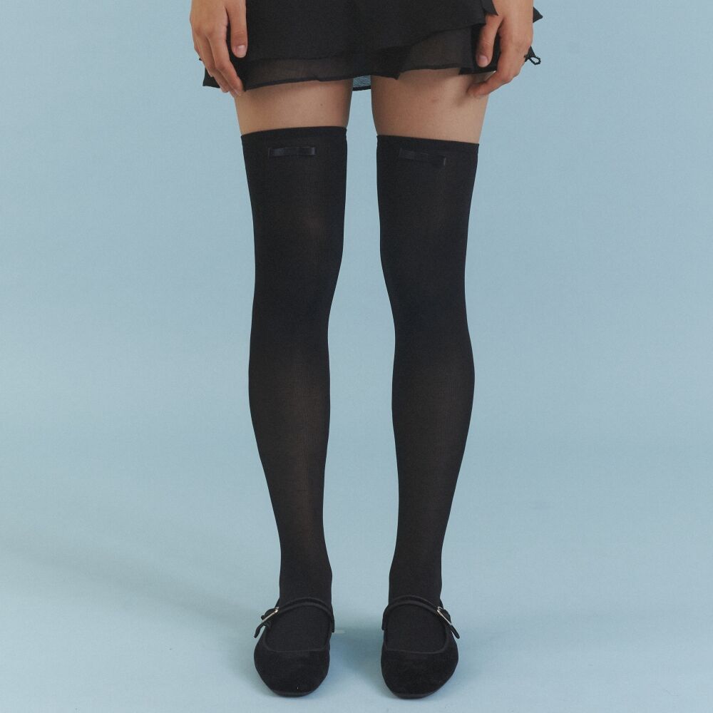 LOVE ME MONSTER Love Ribbon Over Knee Socksニーソックス LOVE ME MONSTER Love Ribbon Over Knee Socksニーソックス