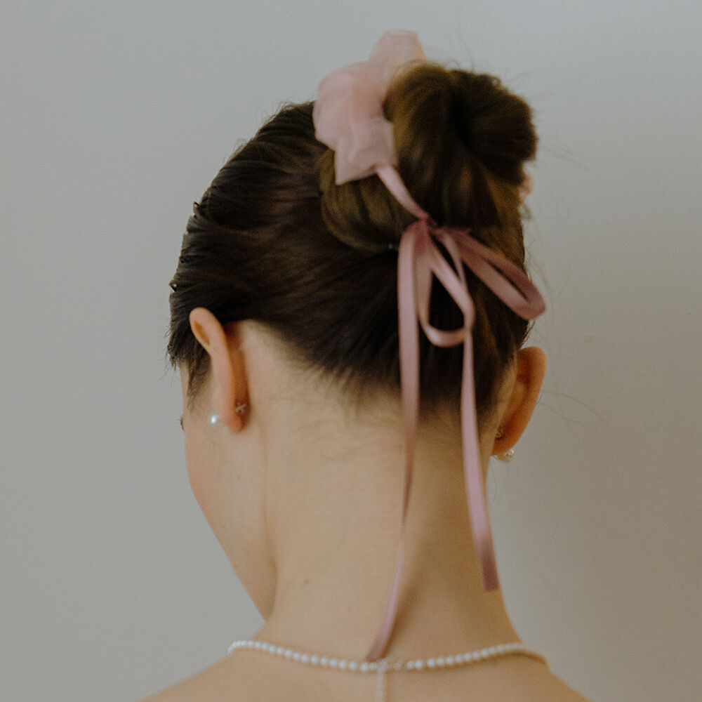 HA043 Chiffon long ribbon hair tie - 감도 깊은 취향 셀렉트샵
