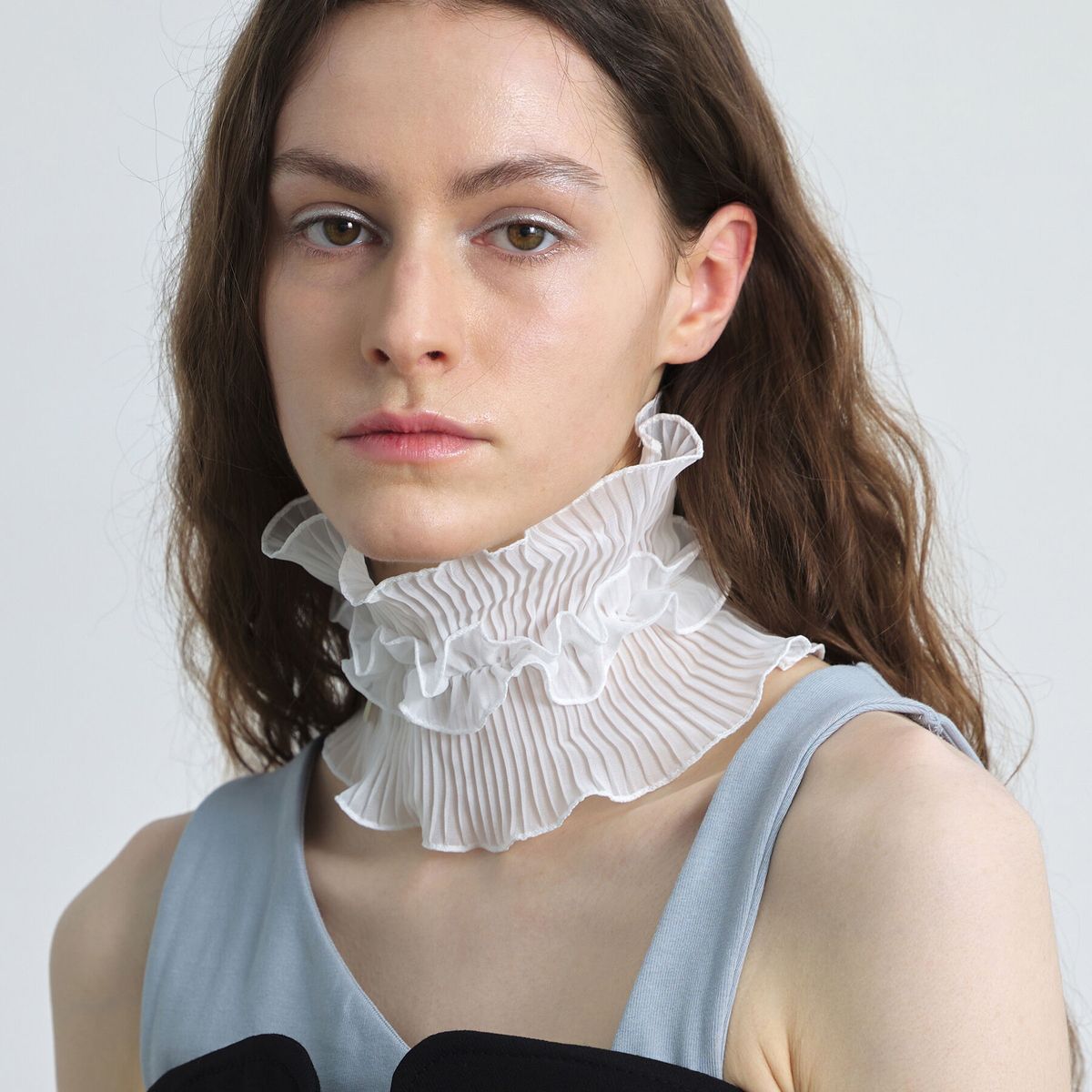 NECK TUBE / DOUBLE PLEATED LACE / WHITE 감도 깊은 취향 셀렉트샵 29CM