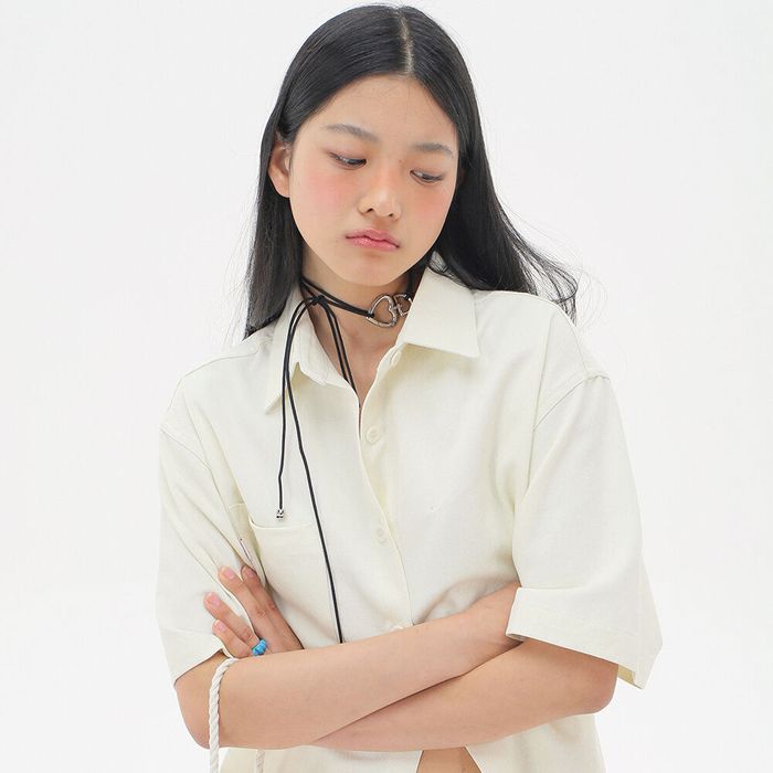 Heart String Necklace_Black 감도 깊은 취향 셀렉트샵 29CM