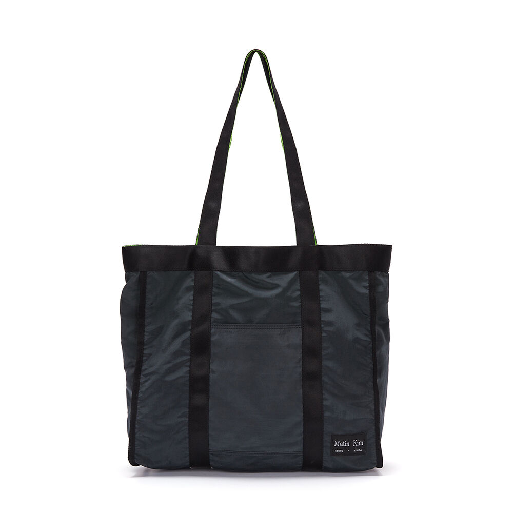 BIG COATING TOTE BAG IN BLACK - 감도 깊은 취향 셀렉트샵 29CM