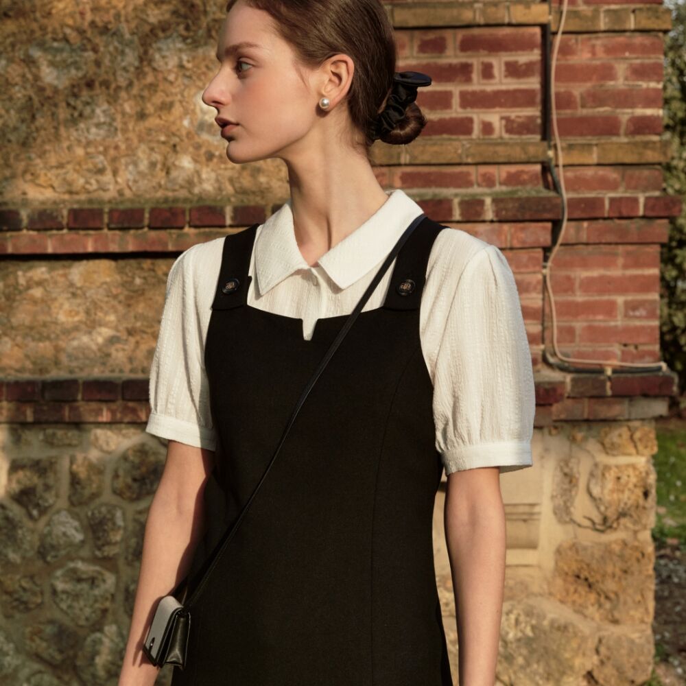 ★送料・関税込★depound★dp button sleeveless mini dress★ ☆送料・関税込☆depound☆dp button sleeveless mini dress