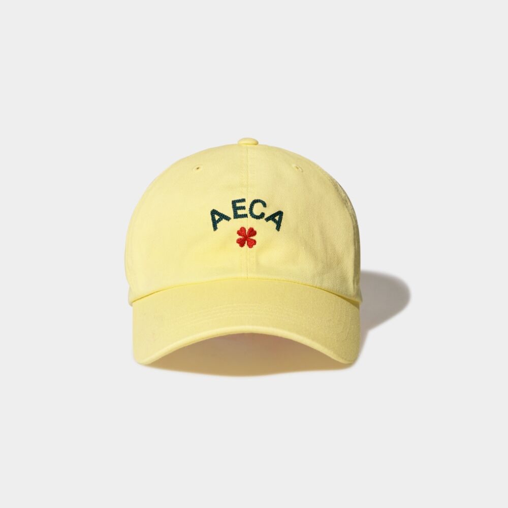 キャップ AECA WHITE AECA CLOVER LOGO CAPLEMON AECA WHITE AECA CLOVER LOGO CAPLEMON