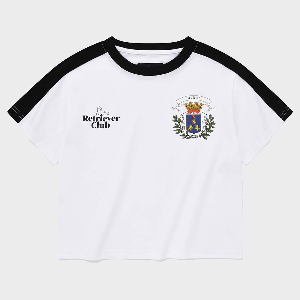 RETRIEVER CLUB☆CROWN SOCCER CROP TEE CROWN SOCCER CROP TEE [BLUE] - 감도 깊은 취향 셀렉트샵 29CM