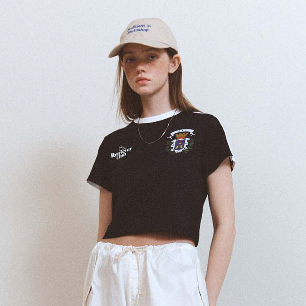RETRIEVER CLUB☆CROWN SOCCER CROP TEE df0a865466944f799989f45ef2420b