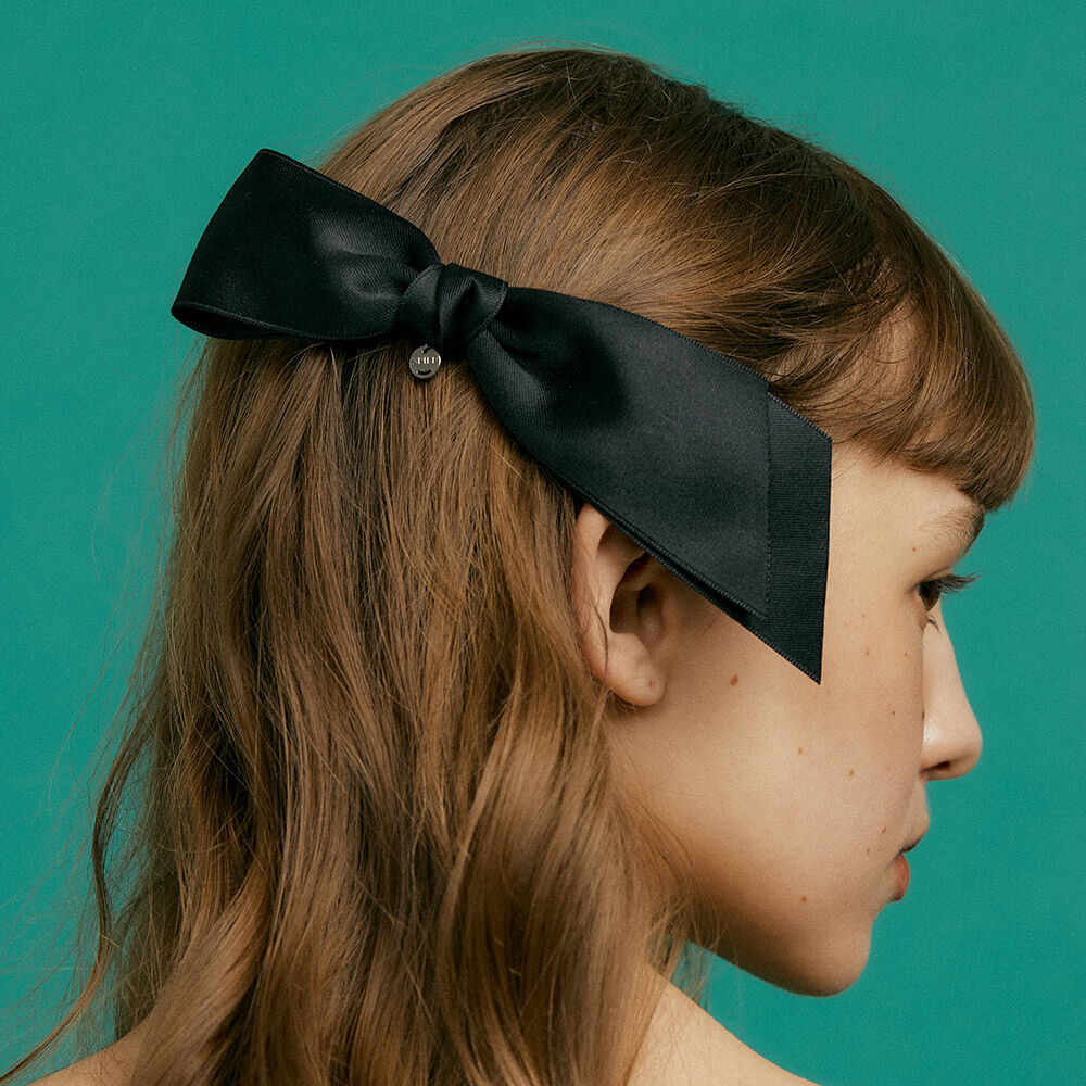 ★SENTIMENTS★ NO.440 [BLACK] RIBBON KONT XL HAIR PIN NO.440 [BLACK] RIBBON KONT XL HAIR PIN - 감도 깊은 취향