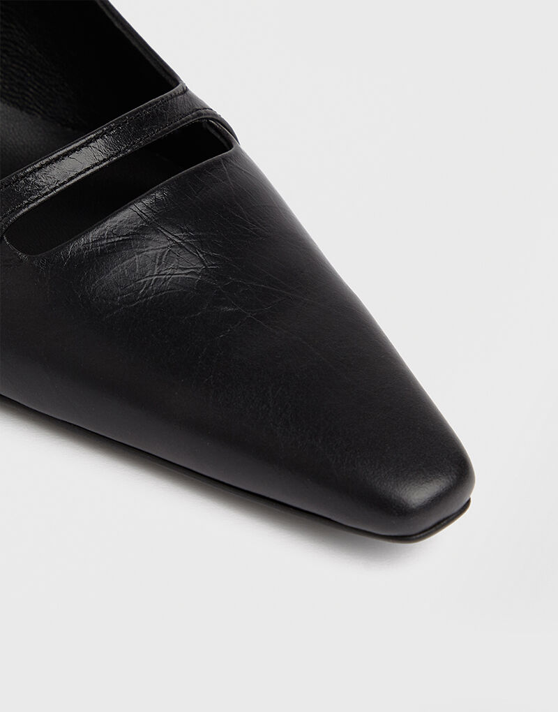 CARA sling-back pumps_matte black 상세 이미지 11