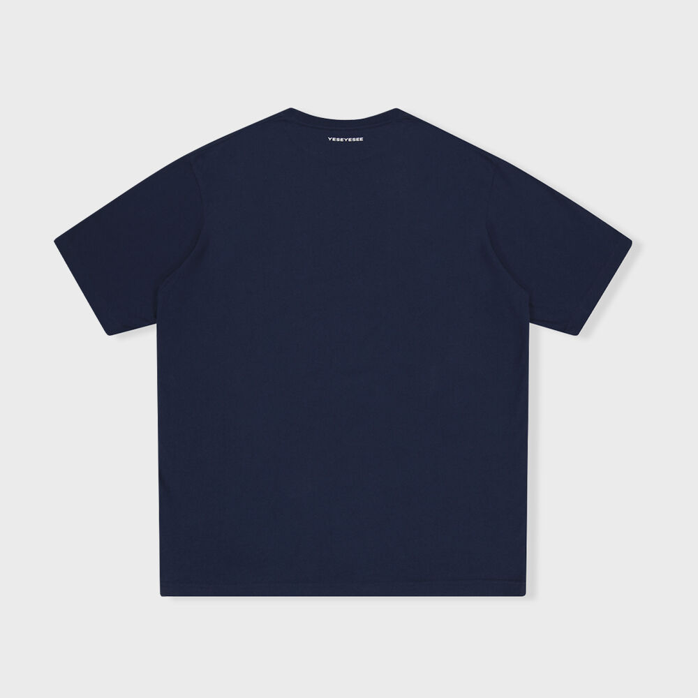 【YESEYESEE】Y.E.S Yell Out Tee Navy★関税込★ 22SS○YESEYESEE○C-LOGO TEE 半袖 男女兼用 韓国発 人気