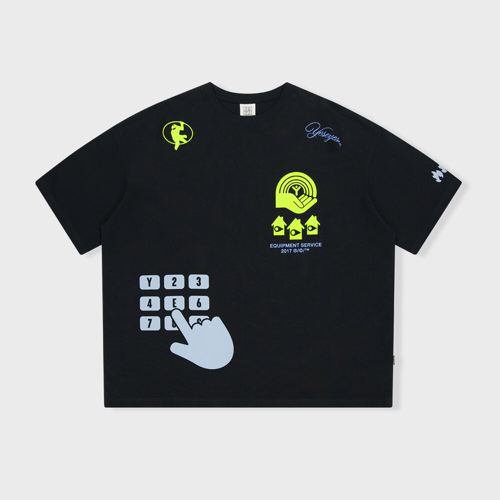 [YESEYESEE]★Y.E.S Security Tee yeseyesee® :: Y.E.S Security Tee Black