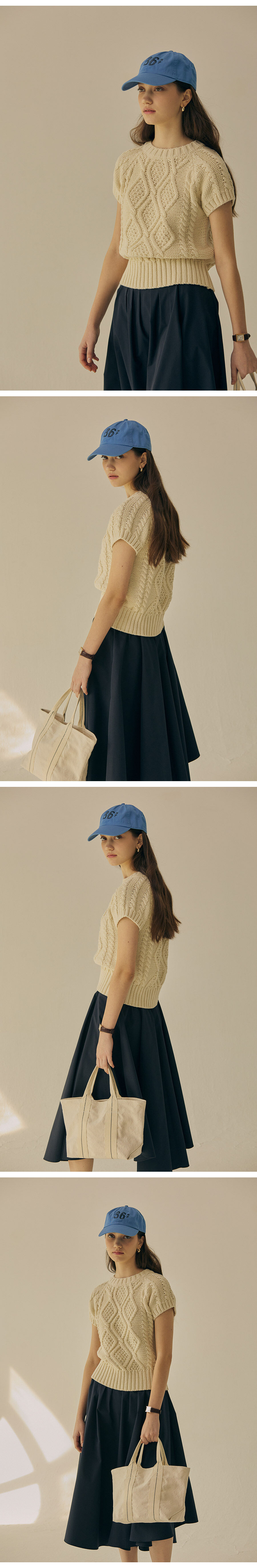 VONA CABLE KNIT (3colors) 상세 이미지 1