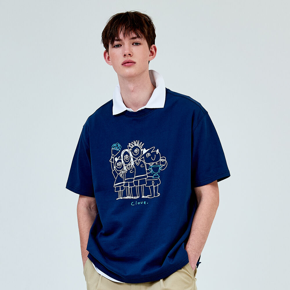 [Clove]★24SS★韓国大人気 ★Dolphin T-shirt MUSINSA | CLOVE [24SS Clove] Dolphin T-shirt (White)