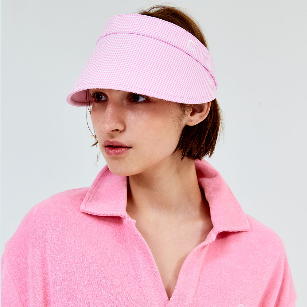 [Clove]★24SS★韓国大人気 ★Solid Sun Visor straw-sun-visor-two-tone-