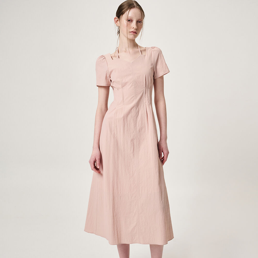 ワンピース ETMON Heart Neck Strap Dress, Pink Heart Neck Strap Dress, Pink - 감도 깊은 취향 셀렉트샵 29CM