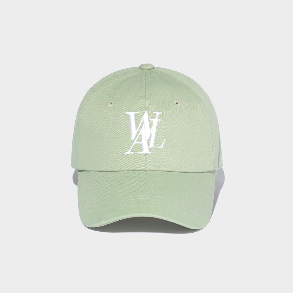 キャップ WOOALONG Signature Small Logo ball cap LIGHT YELLOW SF5AAC1 WOOALONG-Signature Small Logo ball cap - LIGHT YELLOW│삼성