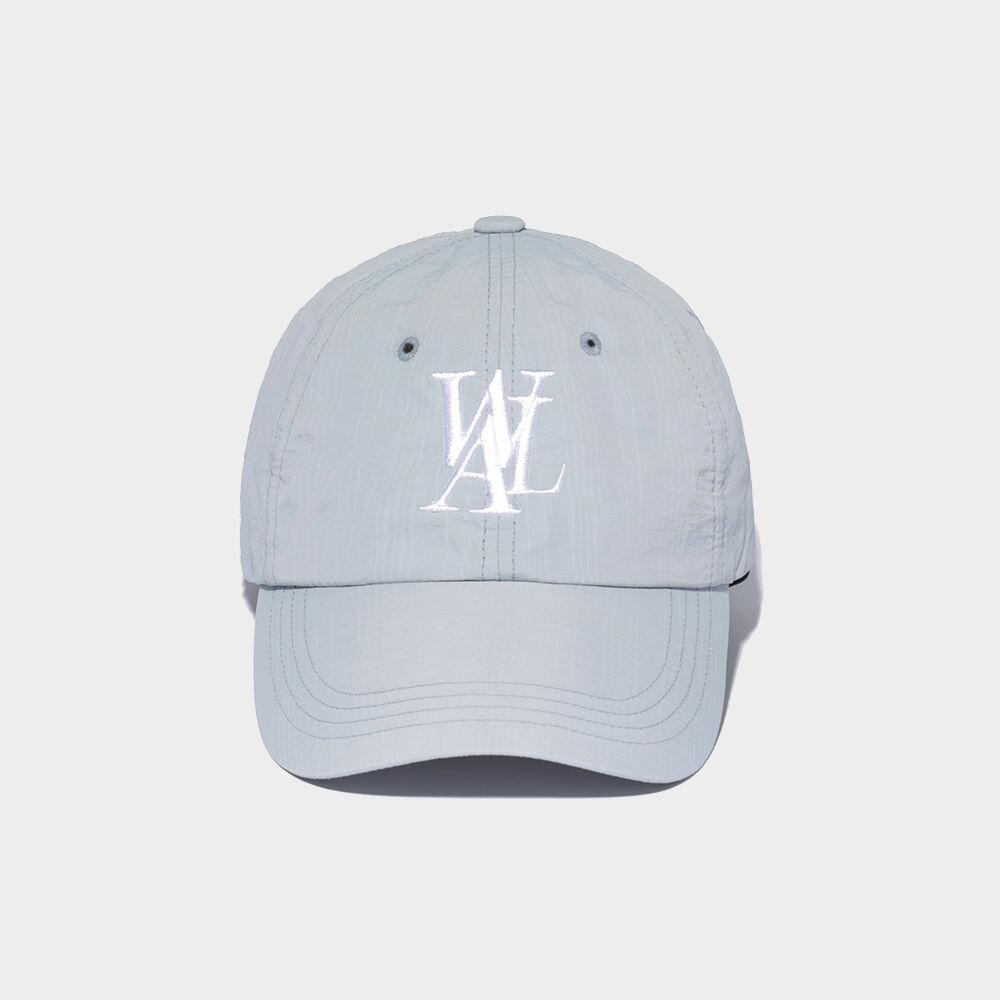 Signature coating denim ball cap - LIGHT INDIGO - 감도 깊은