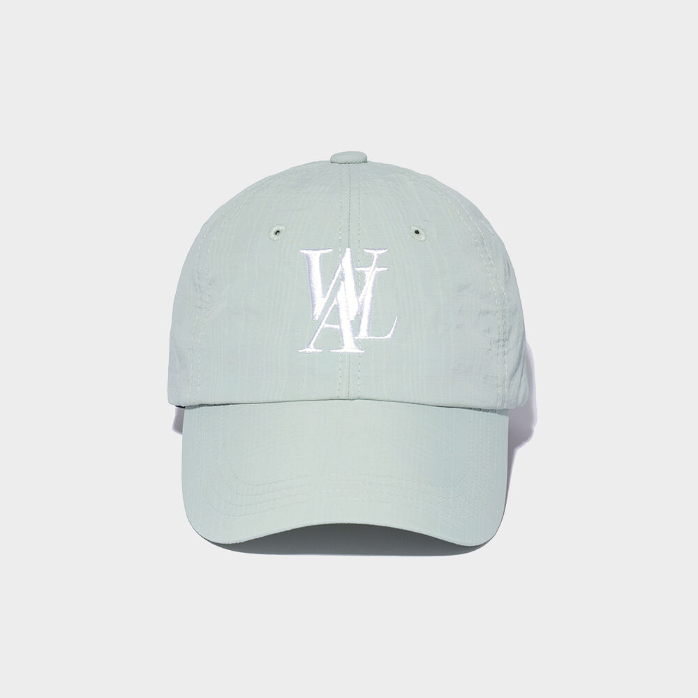 キャップ WOOALONG Signature Small Logo ball cap KHAKI cap_logo_001kh A'GEM/9 × .kom『WOOALONG/ウアロン』Signature ball cap