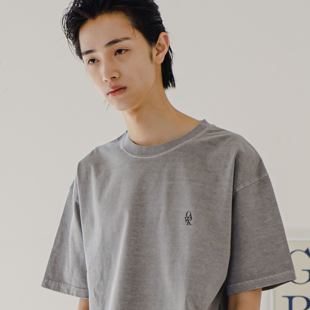 CAWK 로고 반팔티셔츠(피그먼트 그레이) 감도 깊은 취향 셀렉트샵 29CM