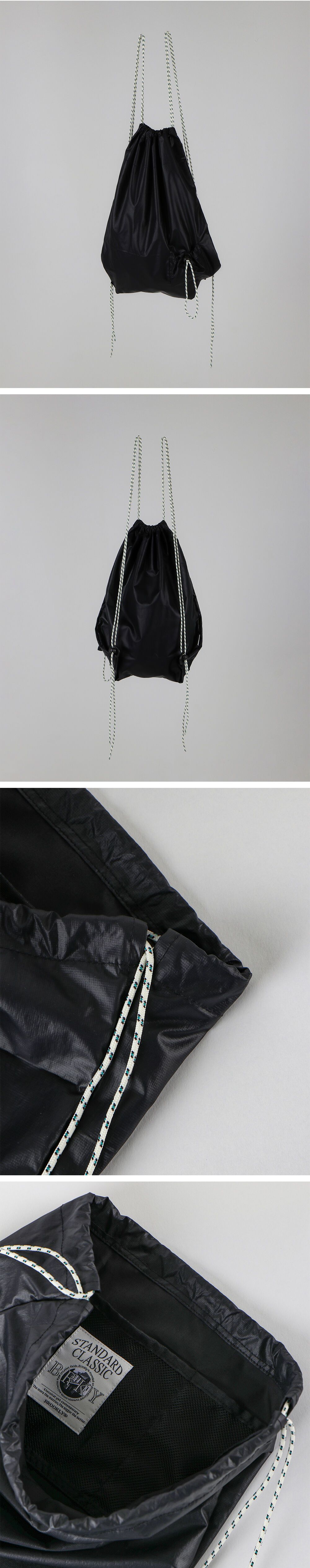 [백팩] DRAWSTRING GYM SACK [BLACK] 감도 깊은 취향 셀렉트샵 29CM