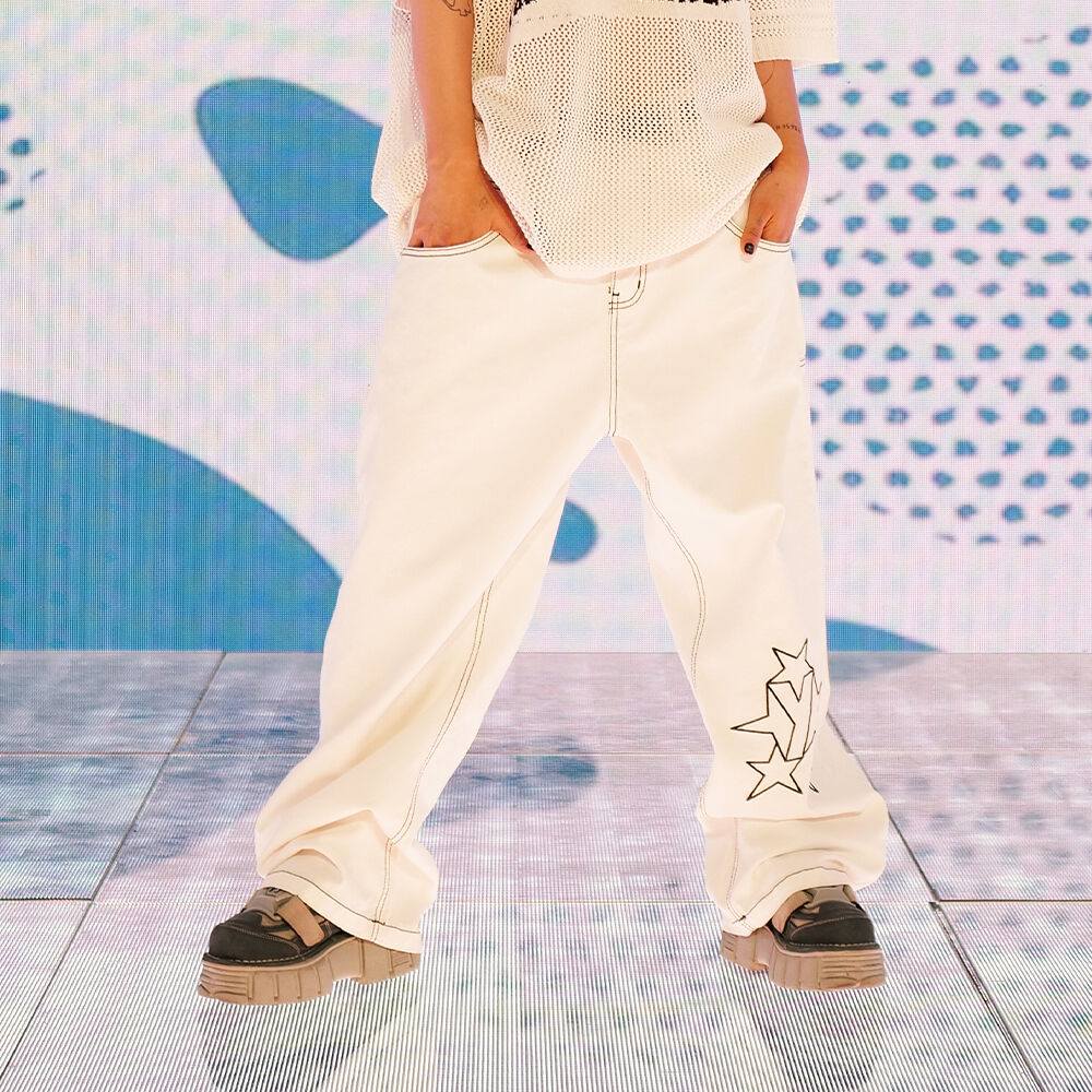 polysooem★韓国★人気★HAWAIIAN SUMMER PANTS,WHITE HAWAIIAN SUMMER PANTS (WHITE) - 감도 깊은 취향 셀렉트샵 29CM