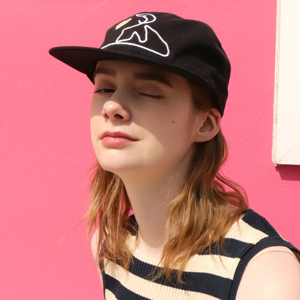 HS x ETCblank Sunrise Dancing 6panel Cap_Cherry Red - 감도