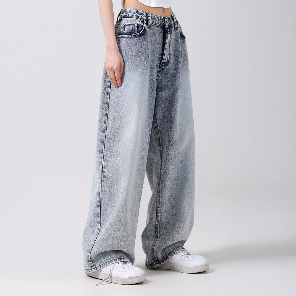 [YEEL] YEEL SIDE CUBIC DENIM PANTS /追跡付 YEEL SIDE CUBIC DENIM PANTS GREY - 감도 깊은 취향 셀렉트샵 29CM