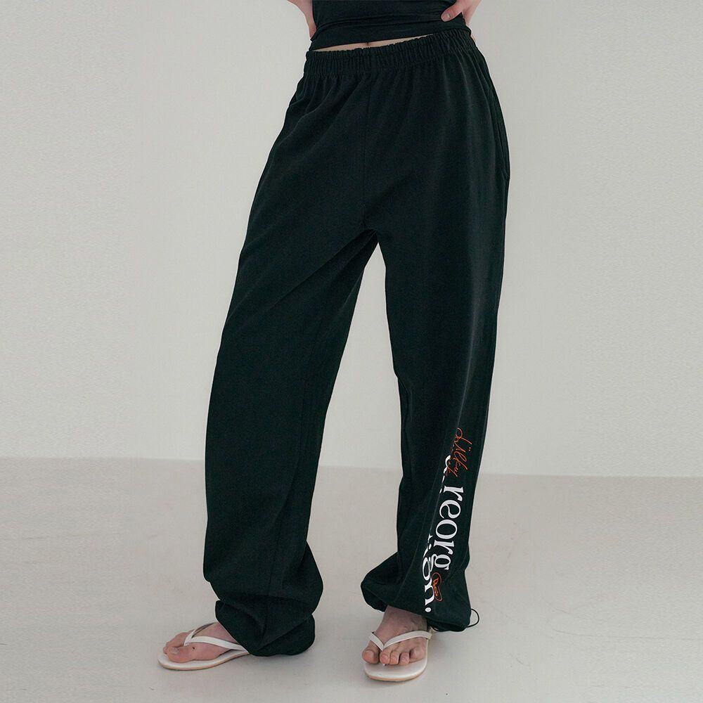 TIR STRING JOGGER PANTS BLACK 감도 깊은 취향 셀렉트샵 29CM