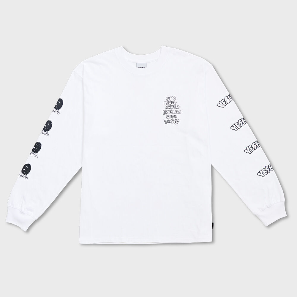 [YESEYESEE]★Y.E.S x Deadpool Long sleeve Y.E.S x Deadpool Long sleeve White - 감도 깊은 취향 셀렉트샵