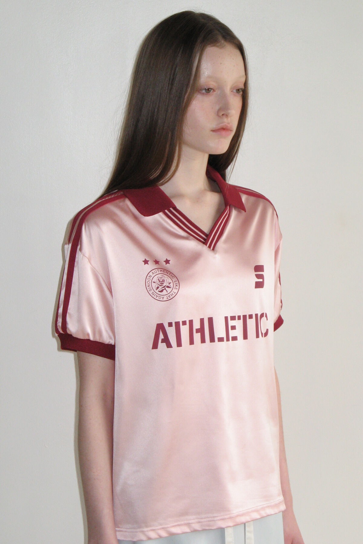 SPORTY TRACK HALF SLEEVE SHIRTS (PINK) - 감도 깊은 취향 셀렉트샵 29CM