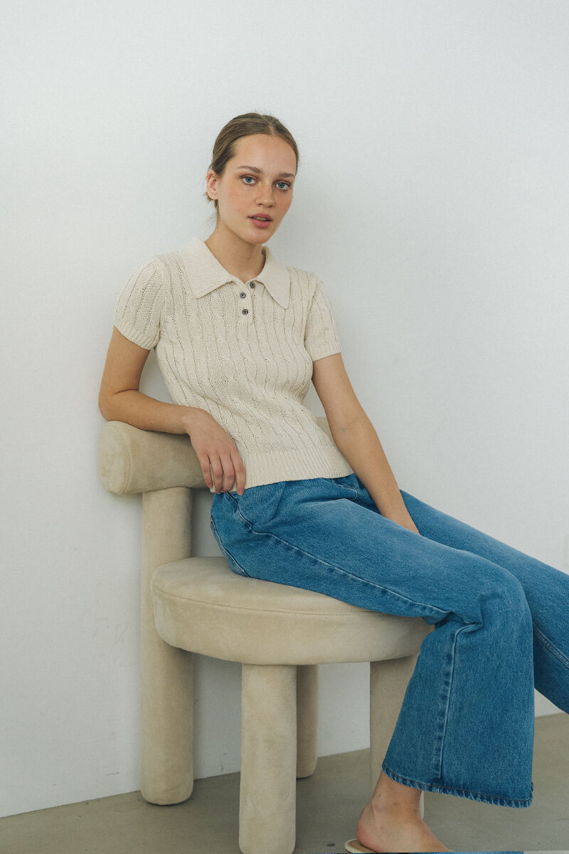 [채정안's Pick] Riviera Cable Knit Ivory 감도 깊은 취향 셀렉트샵 29CM