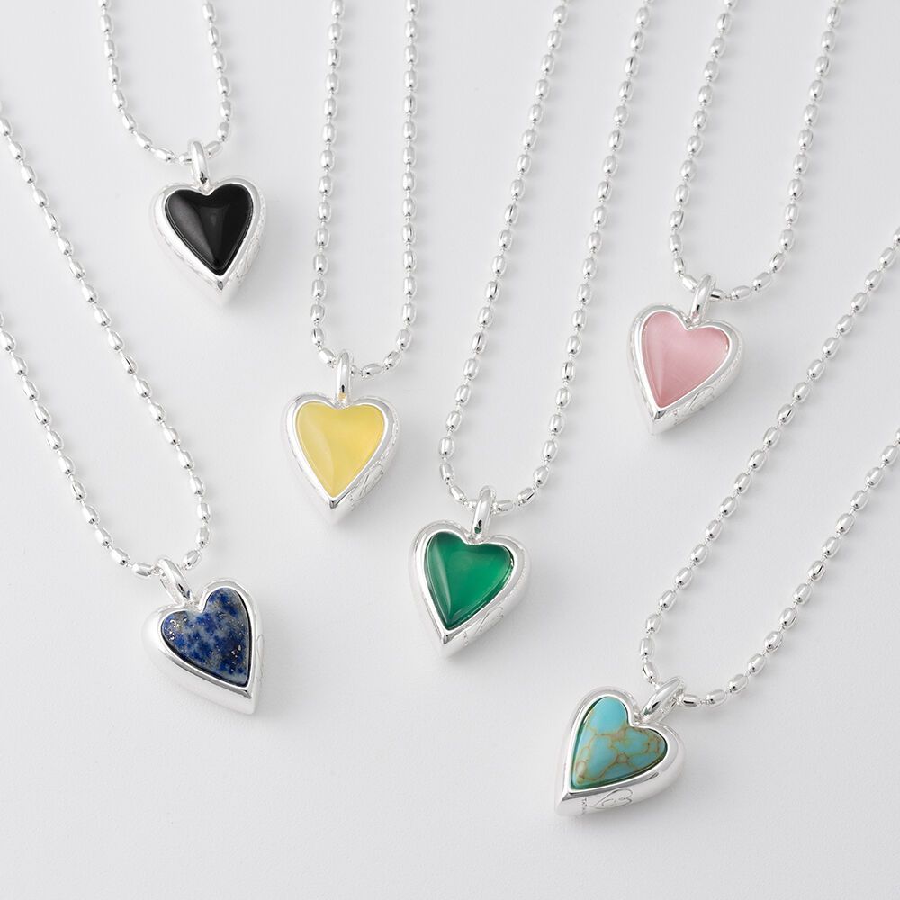 Colored Heart Necklace NZ2024 - 감도 깊은 취향 셀렉트샵 29CM