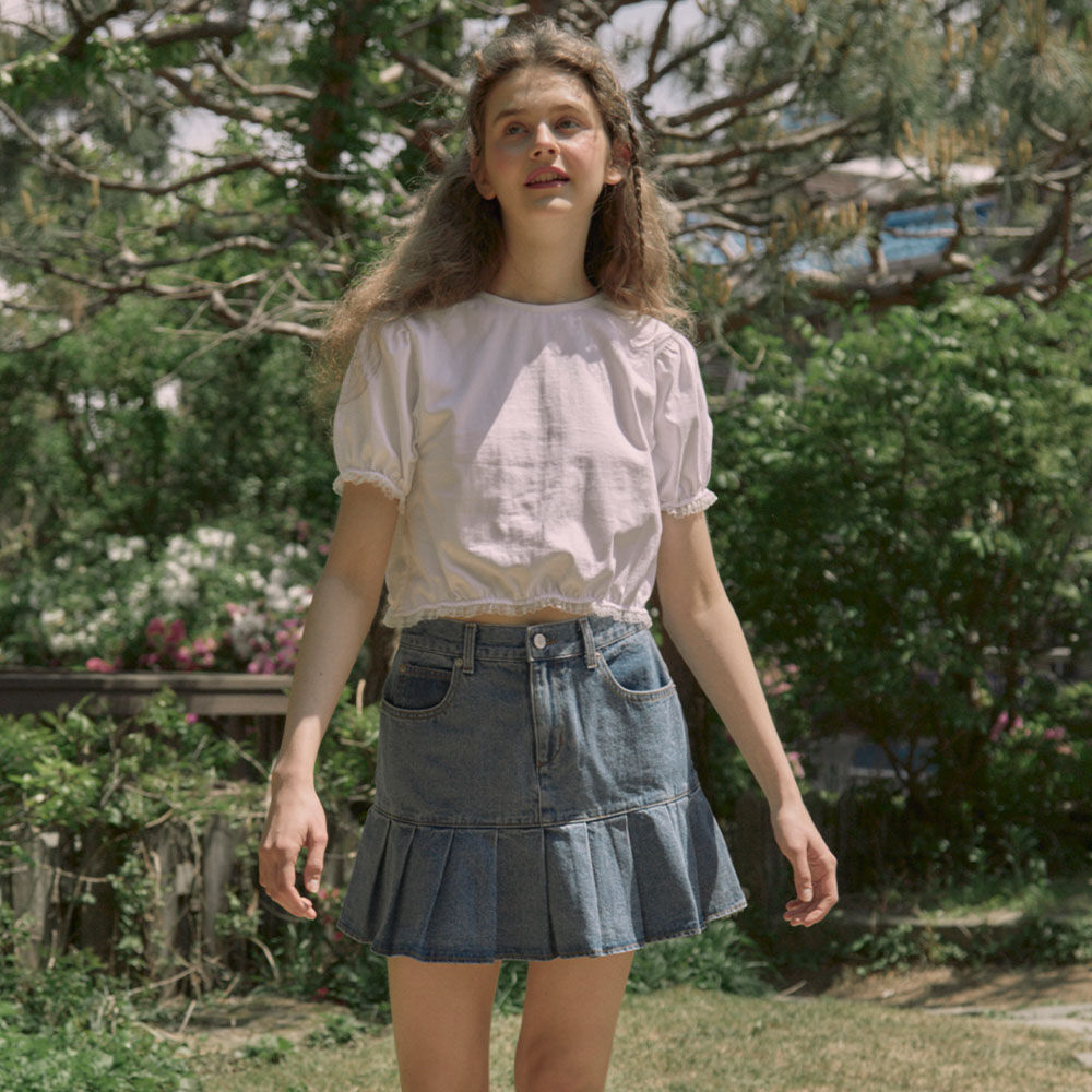★RONRON ★BALLOON PUMPKIN DENIM PANTSKIRT RONRON BALLOON PUMPKIN DENIM PANTSKIRT BLACK – SeoulSeoul