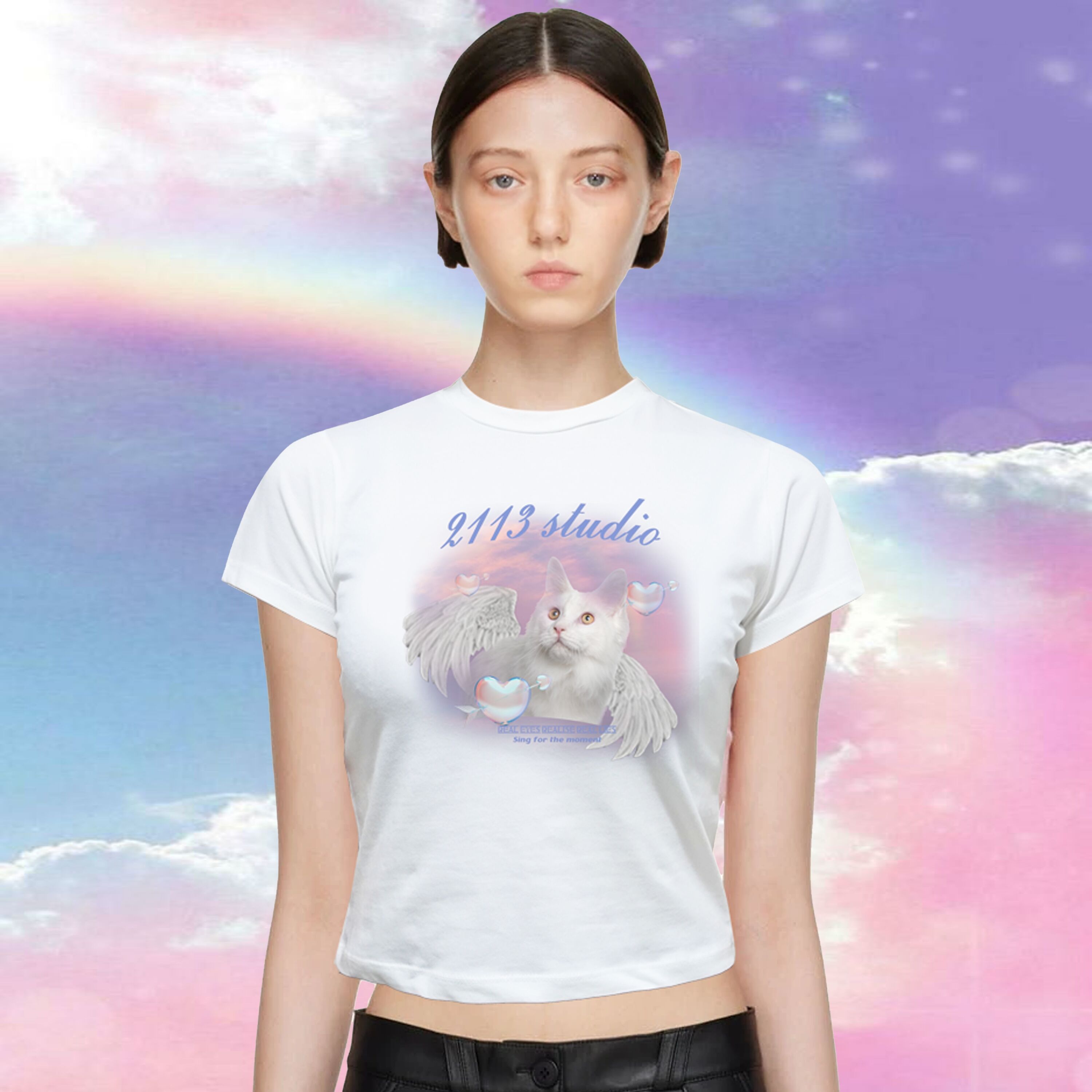 2113 STUDIO☆Crop aero Tshirts No.10 Ep.1 Tshirts No.10 - 2113 Studio | 60% - Asian Fashion