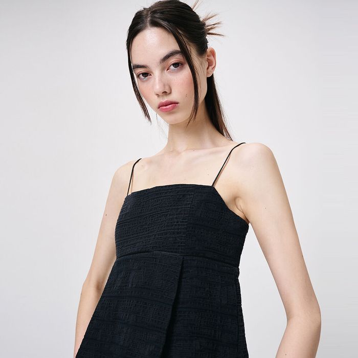 Linen Sleeveless Blouse Black 감도 깊은 취향 셀렉트샵 29cm