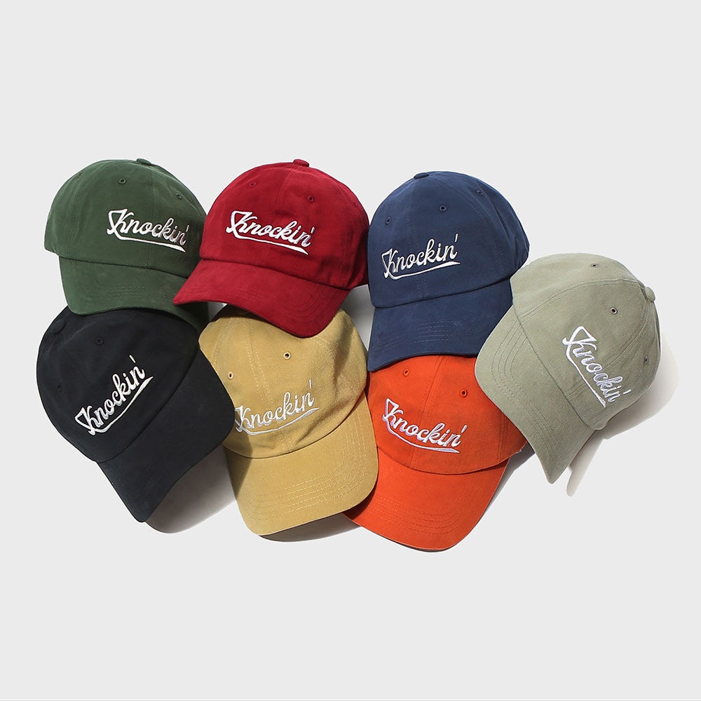 KNOCKIN LOGO B.B CAP [9 Colors] - 감도 깊은 취향 셀렉트샵 29CM