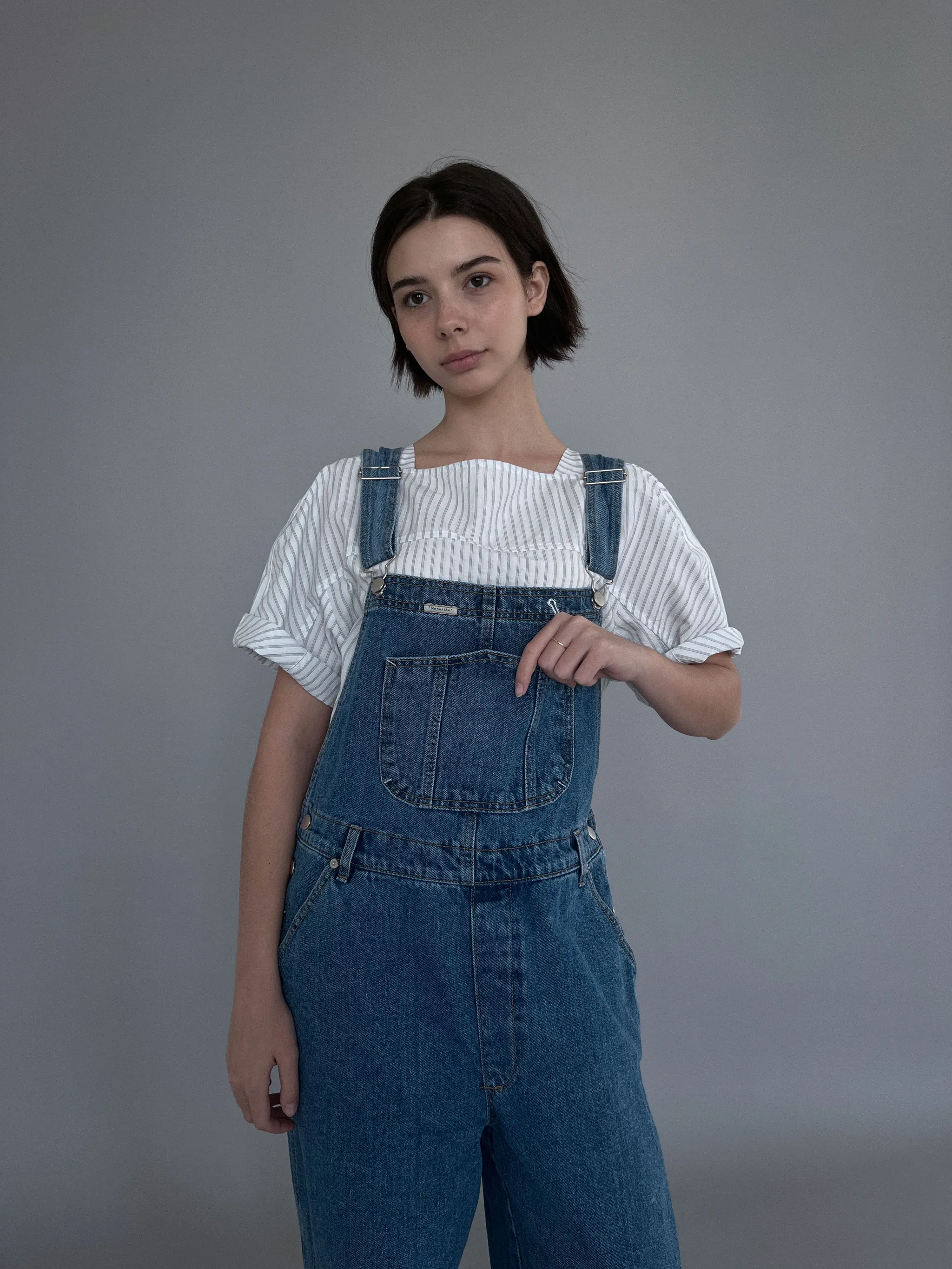 【STUDIO SALT】[SALT Label] BOY DENIM OVERALL 23 SUMMER][SALT Label] BOY DENIM OVERALL - 감도 깊은 취향