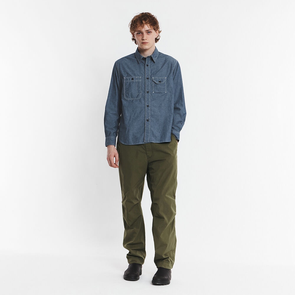 CHAMBRAY WORK SHIRT / CHAMBRAY BLUE - 감도 깊은 취향 셀렉트샵 29CM