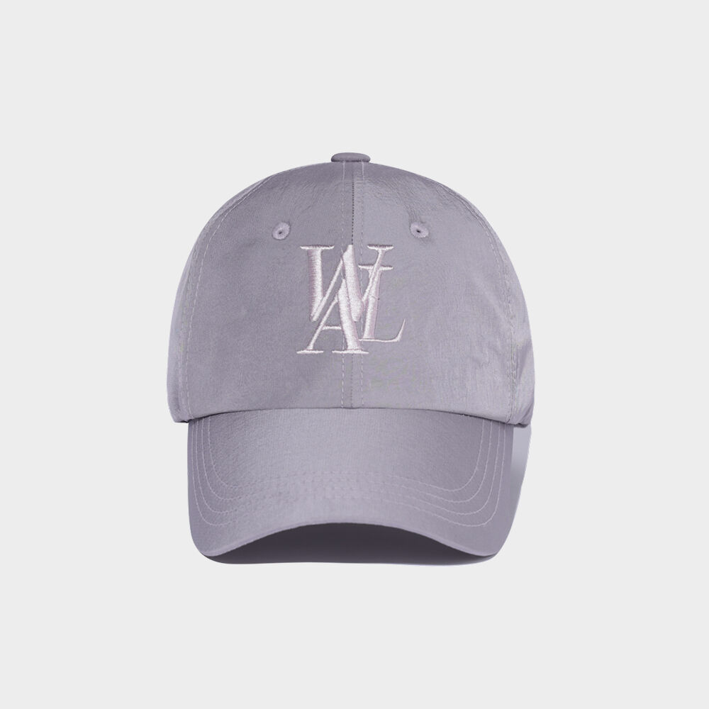 キャップ WOOALONG Signature Logo ball cap DUSTY PINK cap_logo_002dpk Signature Small Logo ball cap - DUSTY PINK - 우알롱(WOOALONG)
