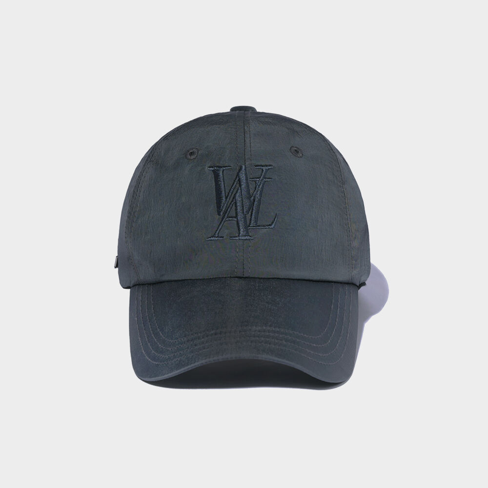 Signature coating denim ball cap - LIGHT INDIGO - 감도 깊은
