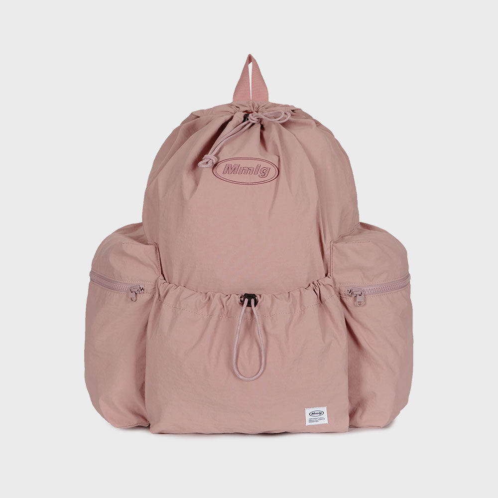 バックパック・リュック emis CORDUROY ZIP AROUND BACKPACKBEIGE CORDUROY ZIP AROUND BACKPACK-BLACK - EMIS