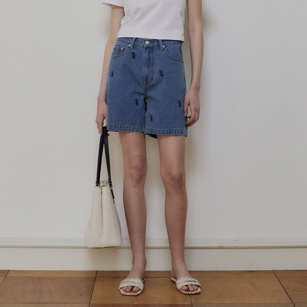 ROLAROLA★人気★ BUTTERFLY DENIM SHORTS PT-20341 PT-20341) BUTTERFLY DENIM SHORTS WHITE - ROLAROLA | 60