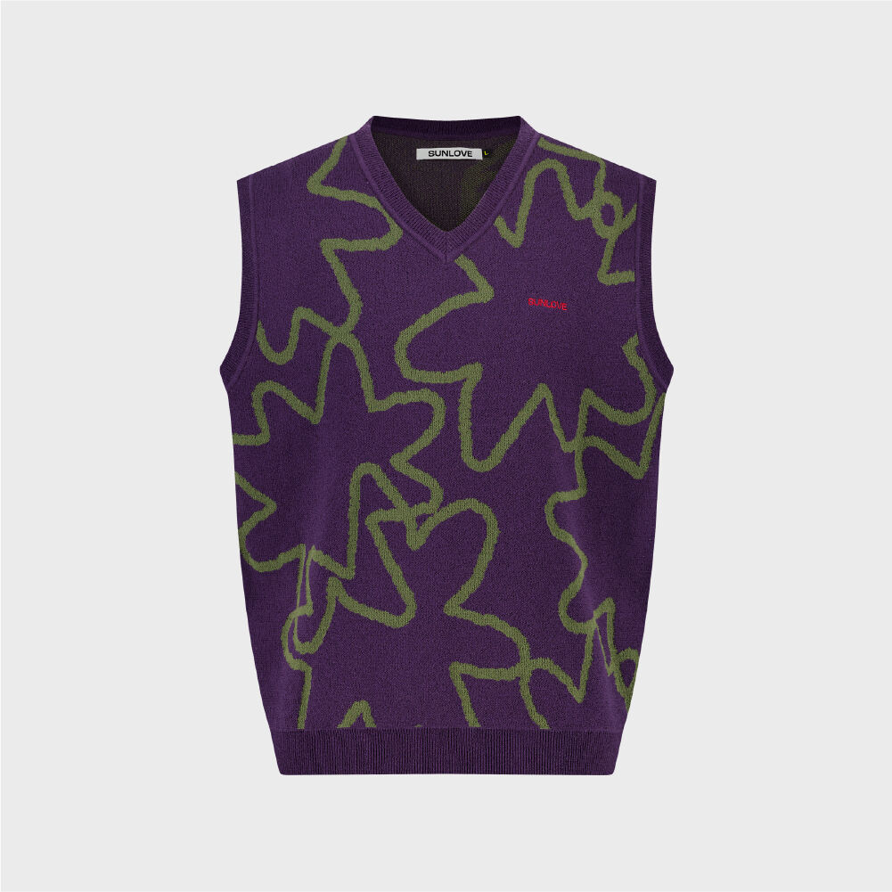 アウターその他 YESEYESEE Stripe Knit ZipUp Vest Navy yeseyesee® :: Stripe Knit Zip-Up Vest Navy