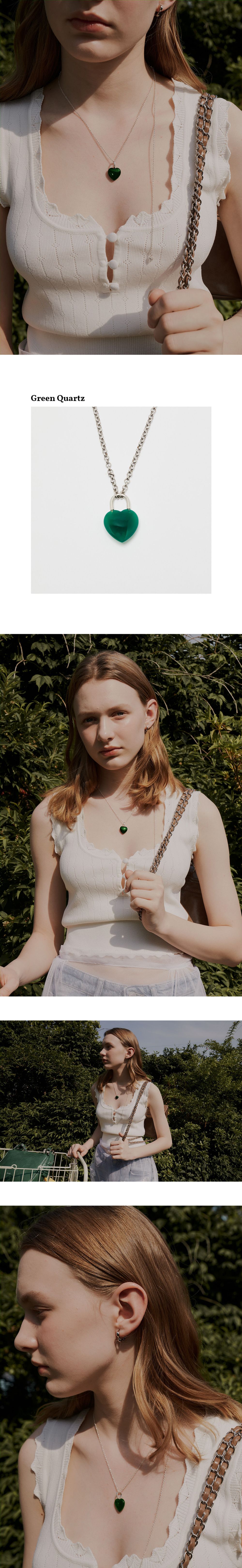 Jamstone Heart Daily Necklace[실버925] - 감도 깊은 취향 셀렉트샵 29CM