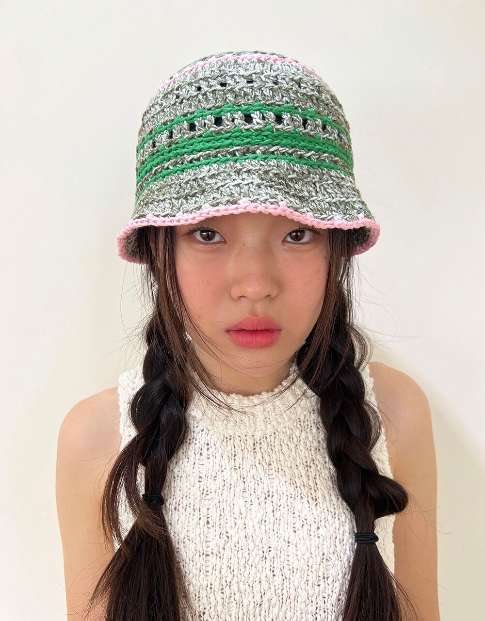 Edge Stripe Bucket Hat green 감도 깊은 취향 셀렉트샵 29CM