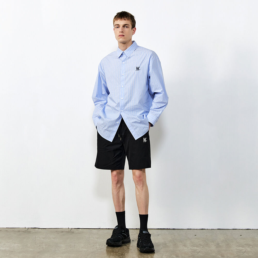 Signature summer relax half pants - BLACK - 감도 깊은 취향