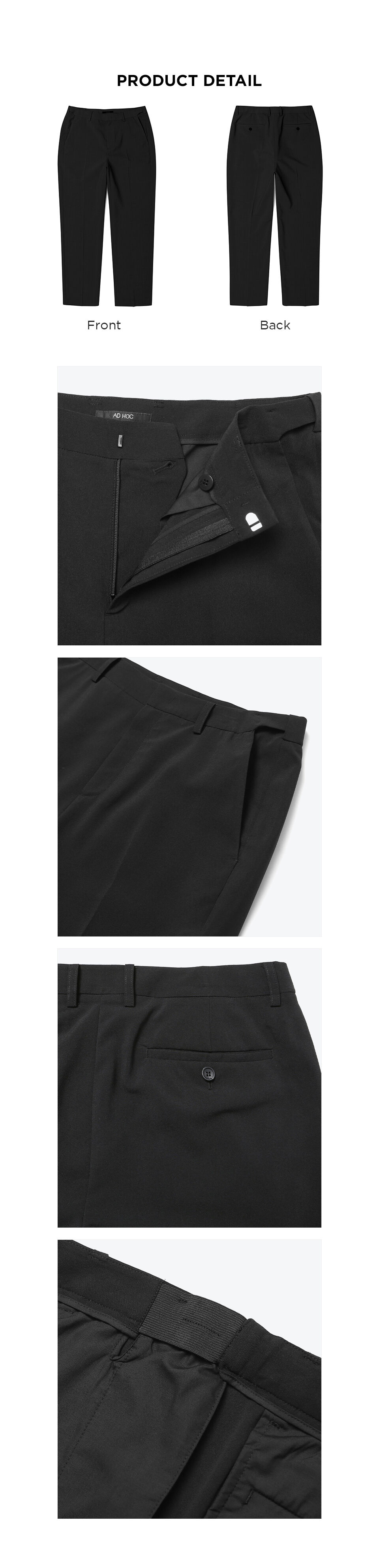 23 SS 남성 뉴 테이퍼드핏 팬츠 (BLACK)_LP13 - 감도 깊은 취향 셀렉트샵 29CM